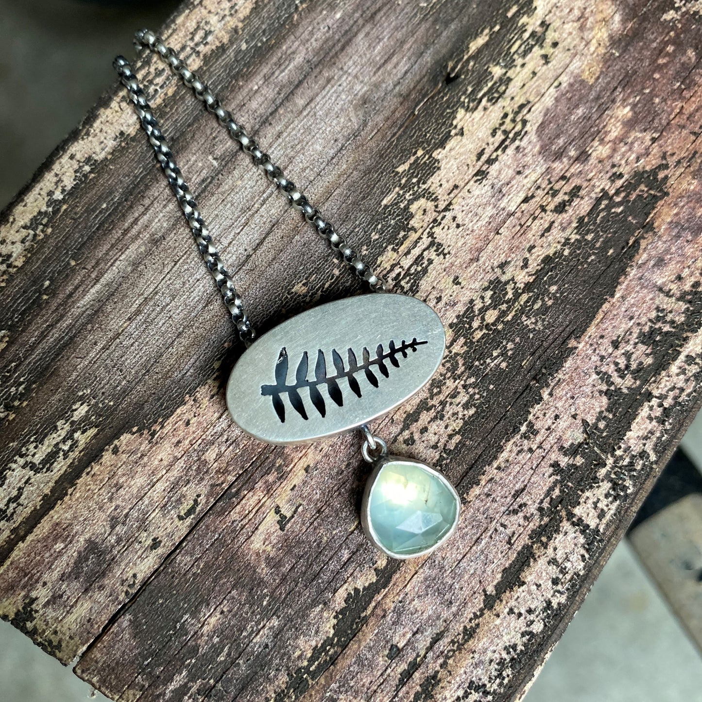 Hollowform Fern Necklace