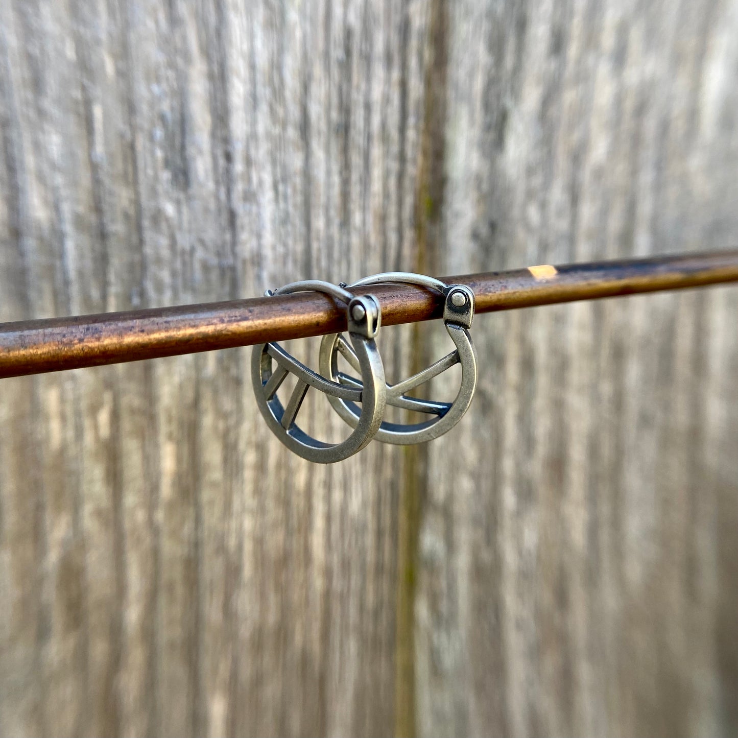 Petite Filigree Hoops #3