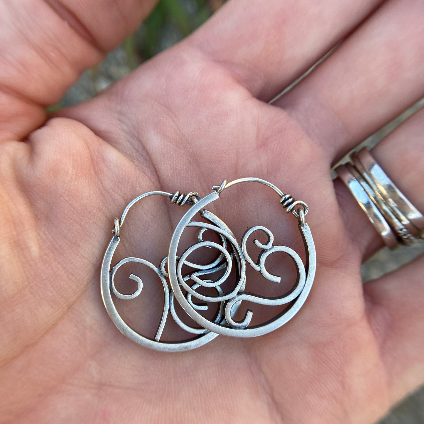 Filigree Hoops (small)