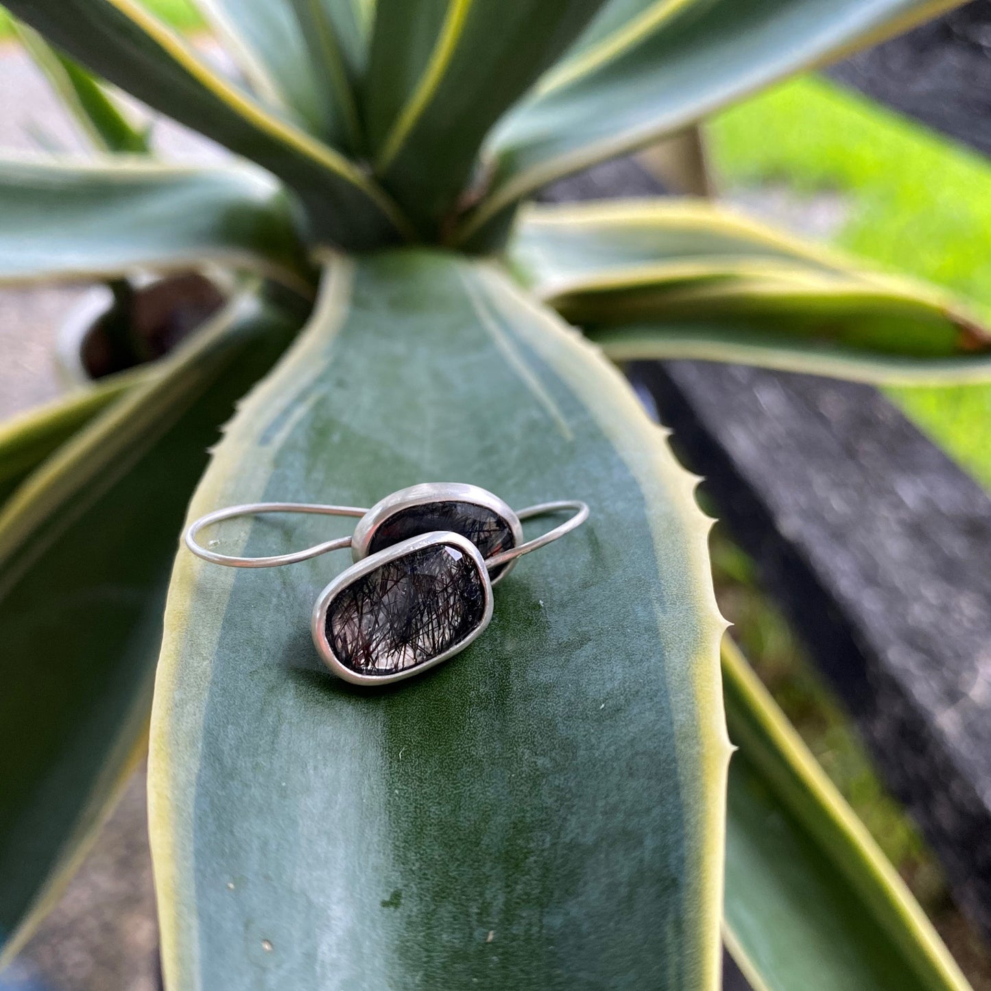 Tourmaline in Quartz Drops